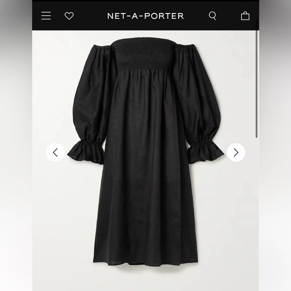 SLEEPER Atlanta Linen midi dress - brand new with tag - Picture 6 of 11